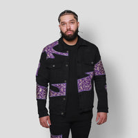 MDB Brand Men's Tapestry Denim Jacket