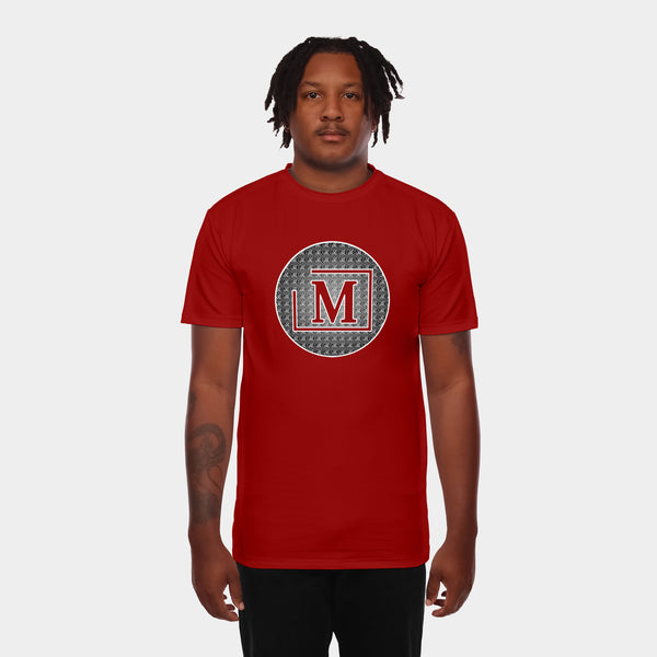 MDB Brand Men's Circle Monogram Logo T-Shirt