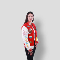 MDB Brand Women's Letterman Jacket