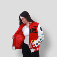 MDB Brand Women's Letterman Jacket