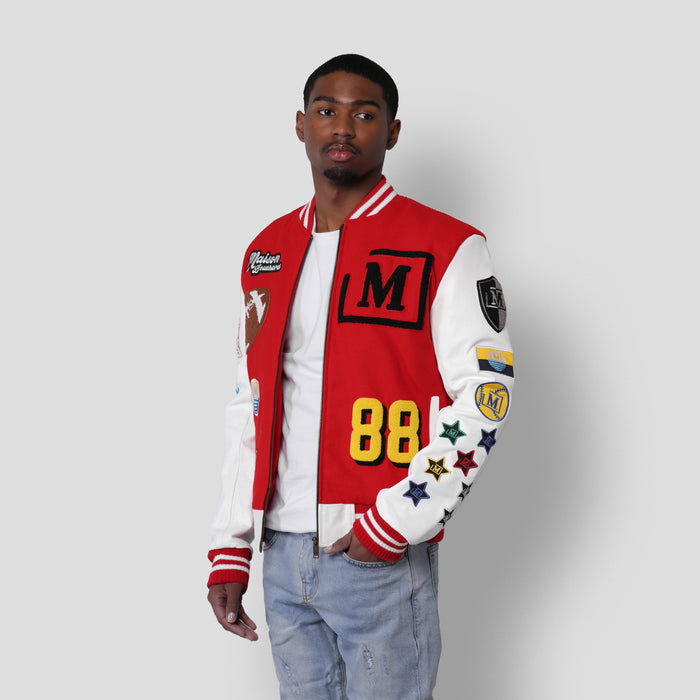 MDB Brand Men's Letterman Jacket