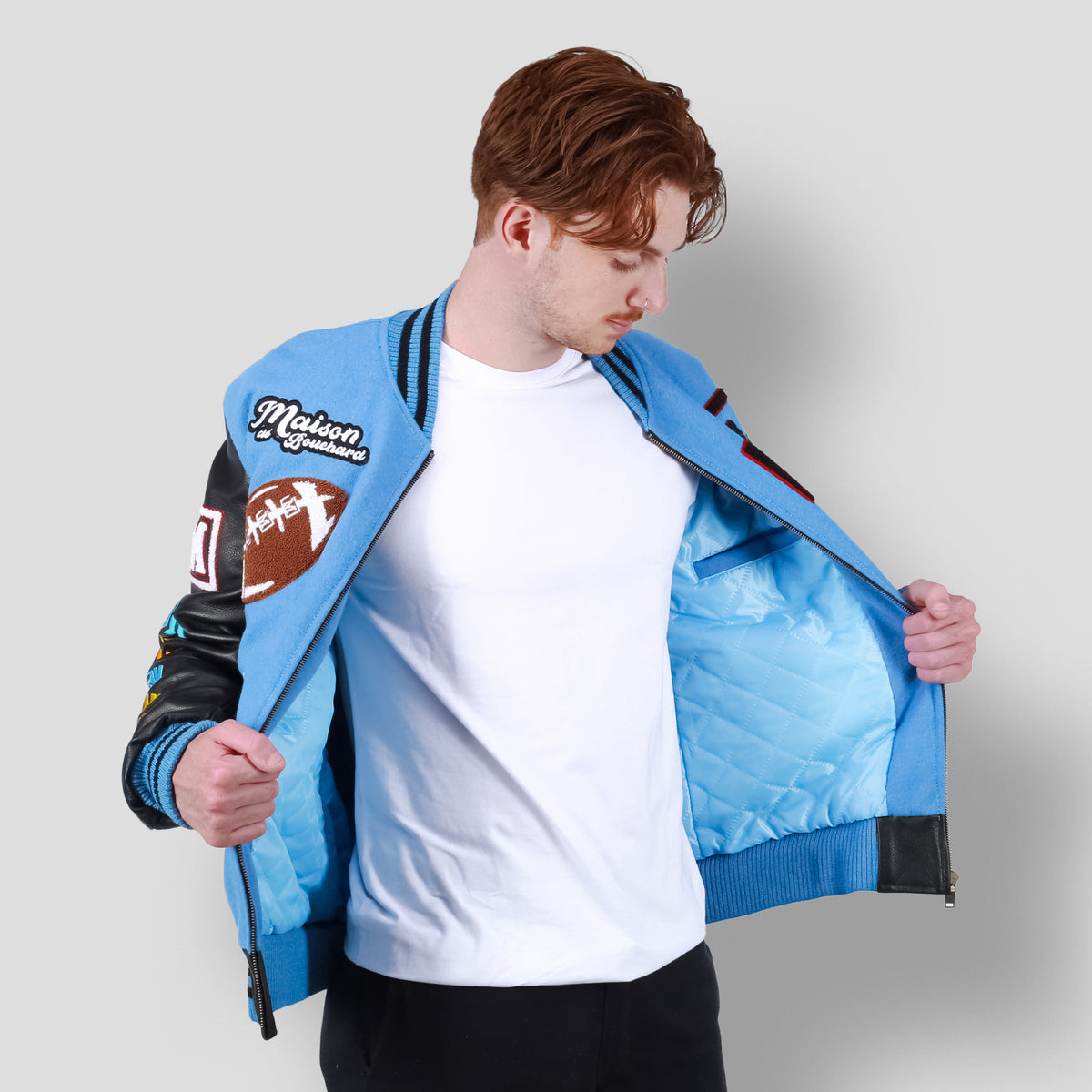 MDB Brand Men's Letterman Jacket