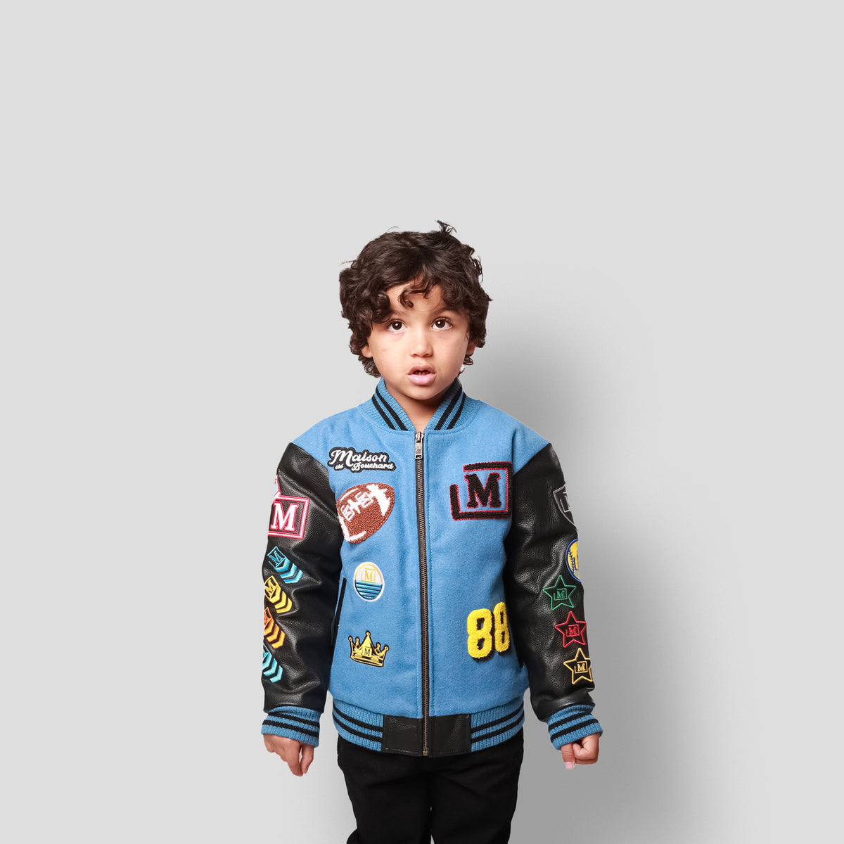 MDB Brand Kids Letterman Jacket