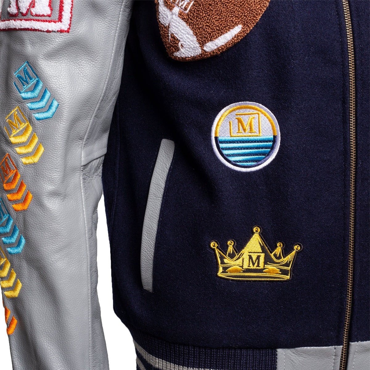 MDB Brand Kids Letterman Jacket