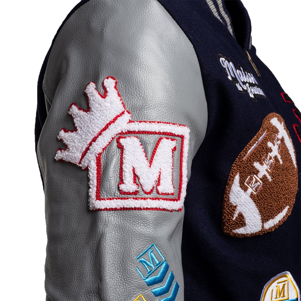 MDB Brand Kids Letterman Jacket