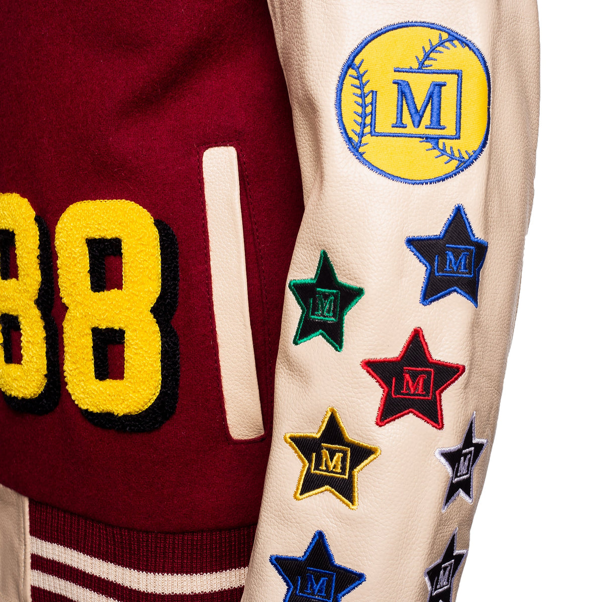 MDB Brand Men's Letterman Jacket