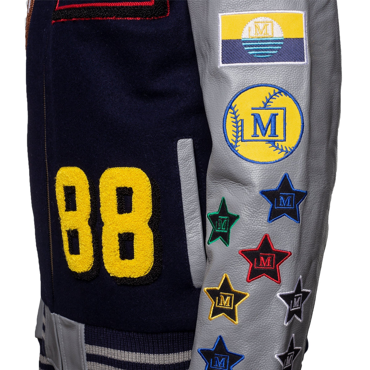 MDB Brand Kids Letterman Jacket