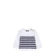 Balmain Kids Toddler's Striped Logo Sweatshirt