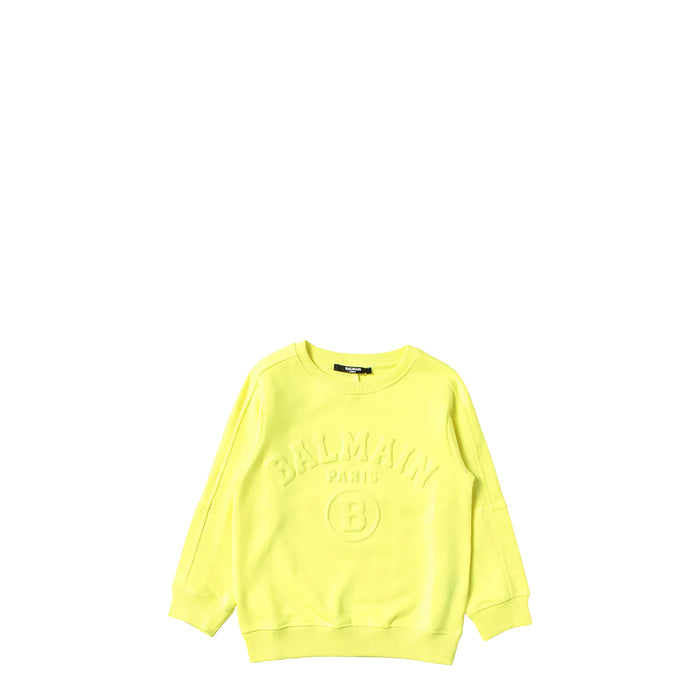 Balmain Kids Toddler's Embossed Logo Sweatshirt