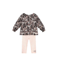 Kenzo Kids Toddler's All Over Elephant Print Shirt/Leggings Set