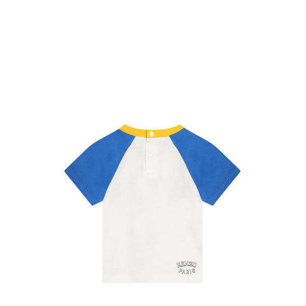 Kenzo Kids Toddler's Varsity Tiger Logo Raglan Short Sleeve T-Shirt