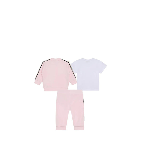 Hugo Boss Kids Toddler's 3-Piece Pink Tracksuit Set