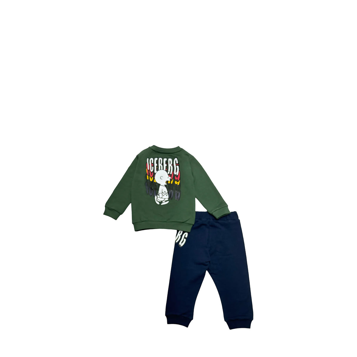 Iceberg Kids Toddler's Charlie Brown 2-Piece Crew Neck Sweatsuit