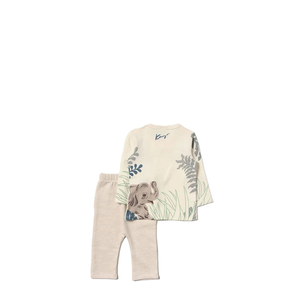 Kenzo Kids Toddler's 2pc Jungle Print Cotton Sweatsuit