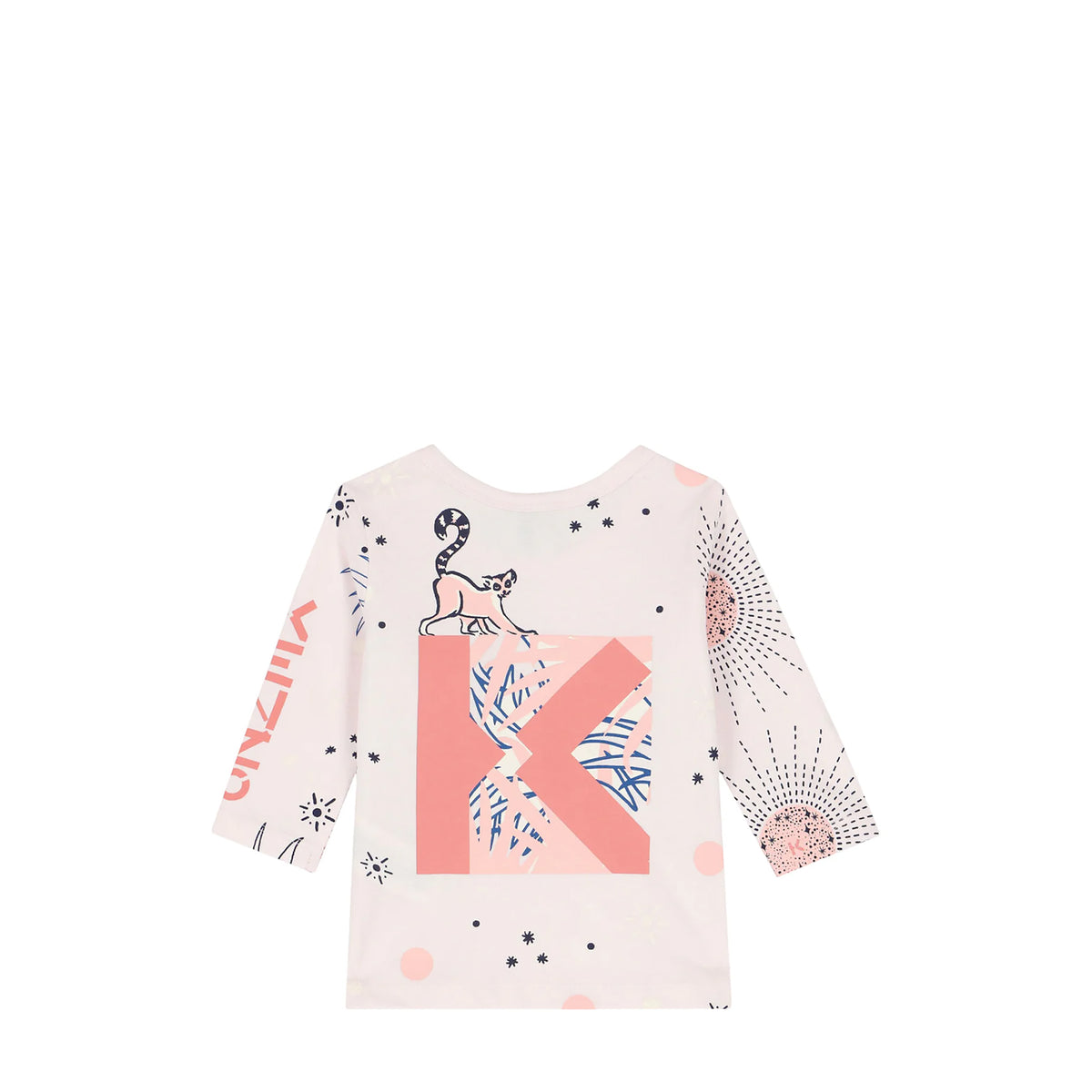 Kenzo Kids Toddler's All-Over Print Logo Long Sleeve T-Shirt