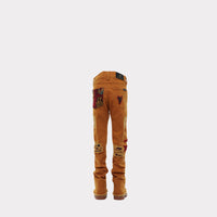 MDB Couture Kids Gallery Threads Stacked Denim Jeans - Red Theme