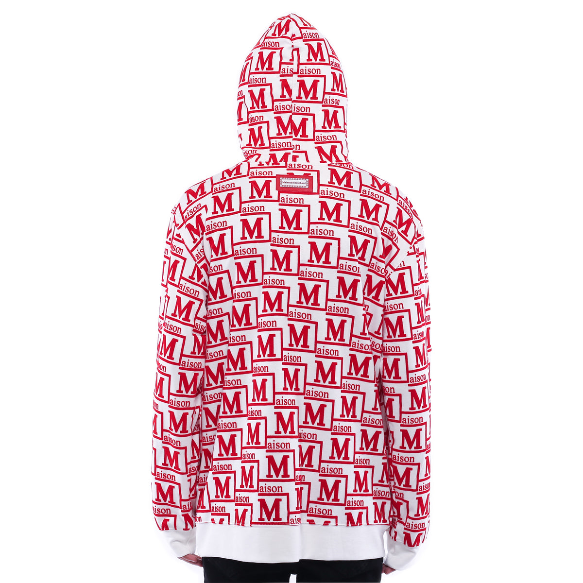 MDB Couture Men's Monogram Woven Hoodie Sweatshirt