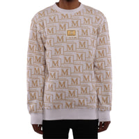 MDB Couture Men's Monogram French Terry Crewneck Sweatshirt