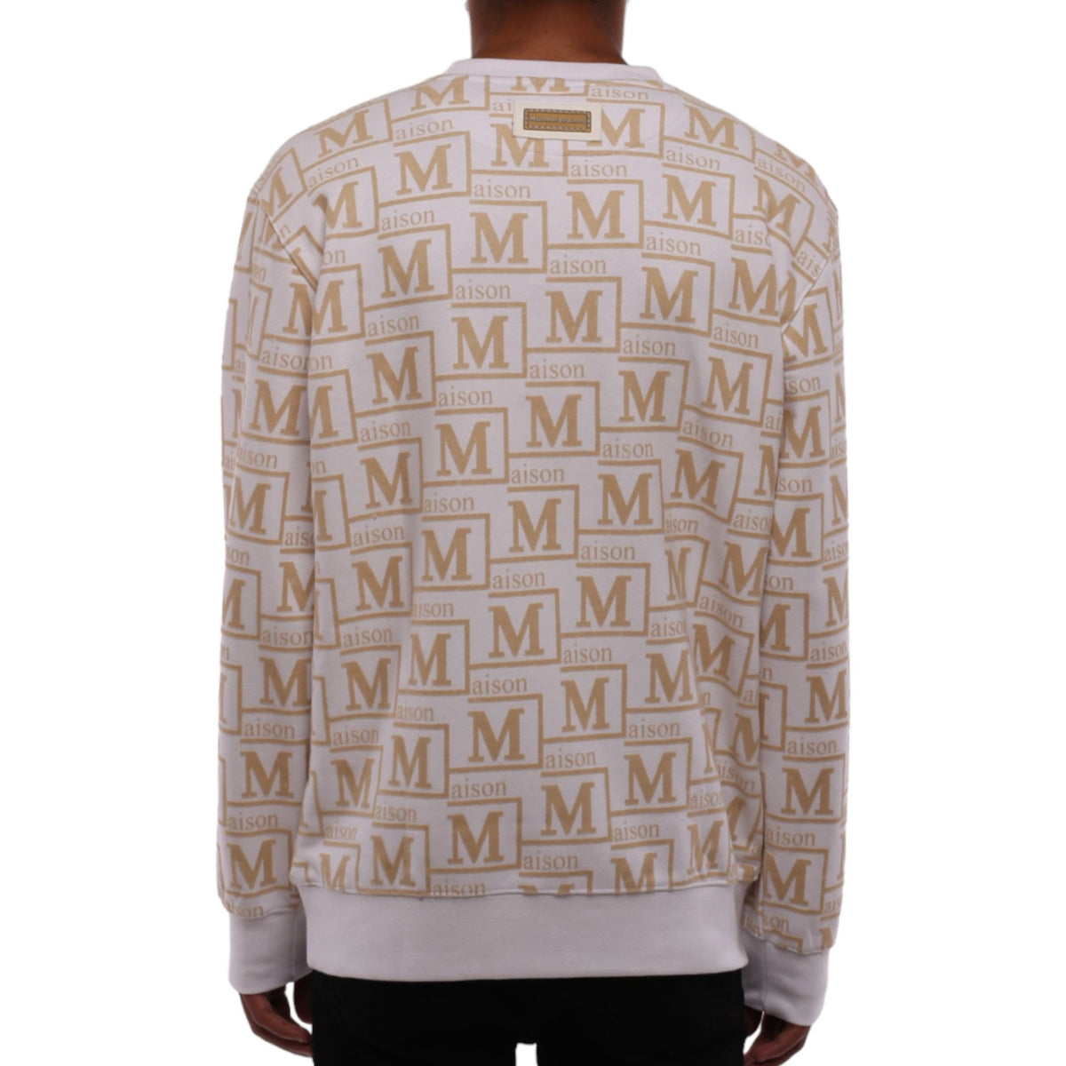 MDB Couture Men's Monogram French Terry Crewneck Sweatshirt