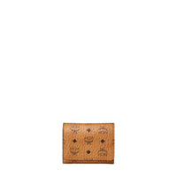 MCM Mini Trifold Wallet in Visetos Original