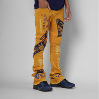 MDB Couture Men's Gallery Threads Stacked Jeans