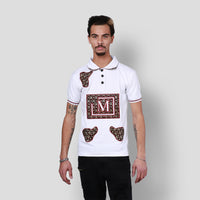 MDB Brand Men's Tapestry Polo Shirt