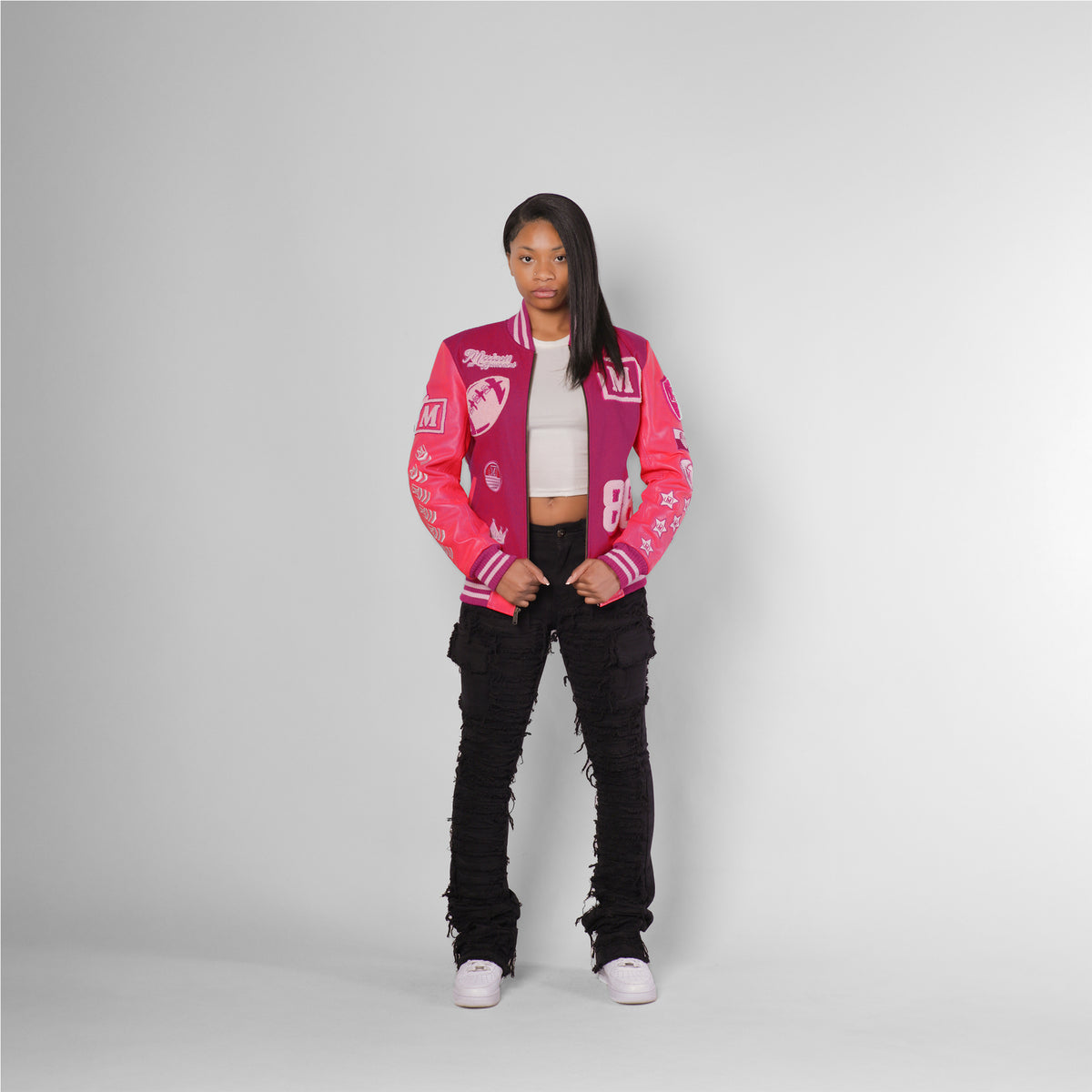 MDB Brand Women's Letterman Jacket