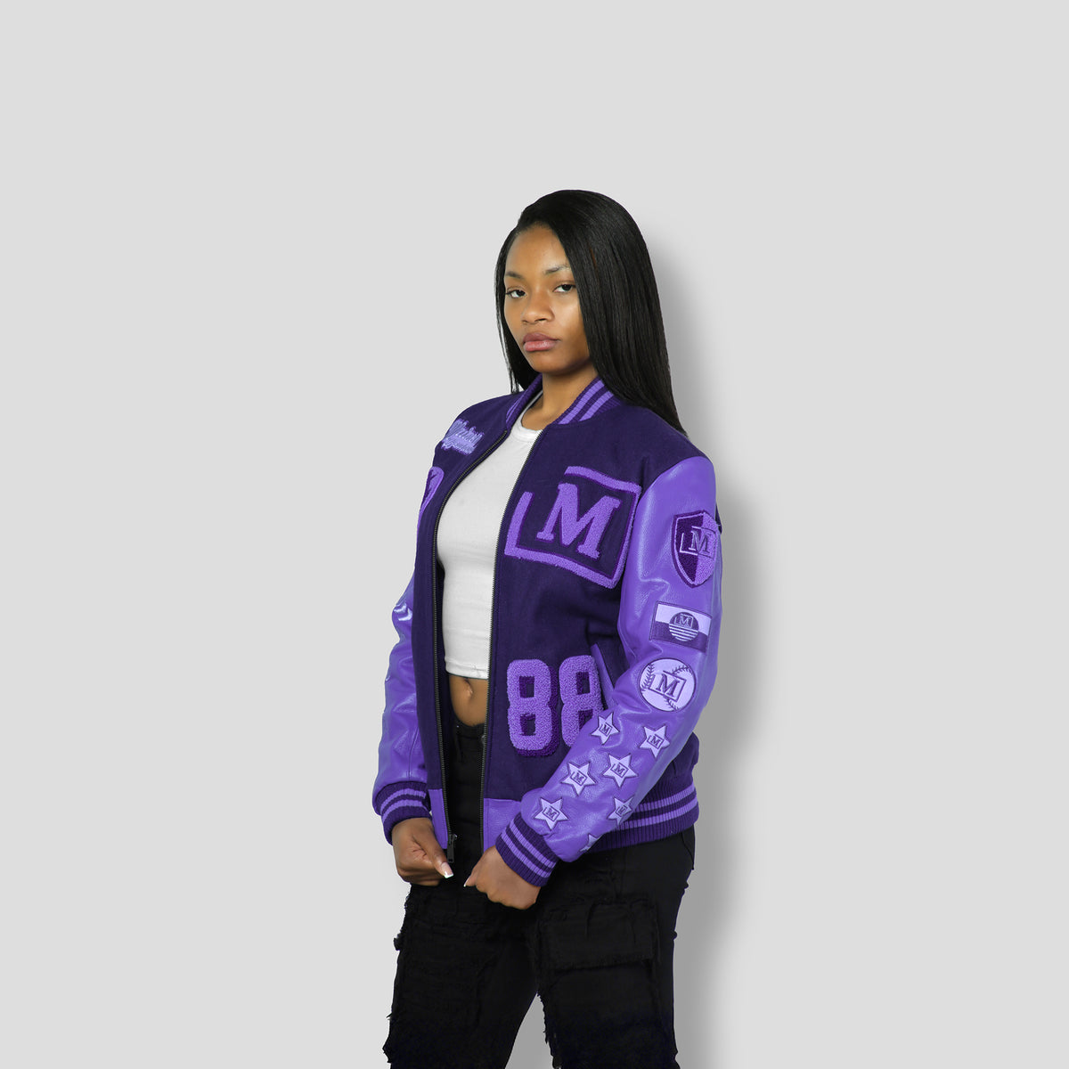 MDB Brand Women's Letterman Jacket