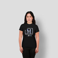 MDB Clearance Women's "M" Swirl Embroidered Logo T-Shirt