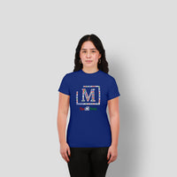 MDB Clearance Women's "M" Swirl Embroidered Logo T-Shirt