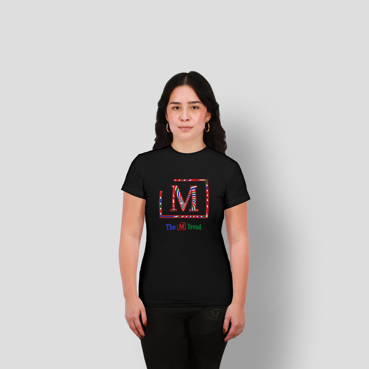 MDB Clearance Women's "M" Swirl Embroidered Logo T-Shirt