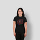 MDB Clearance Women's "M" Swirl Embroidered Logo T-Shirt