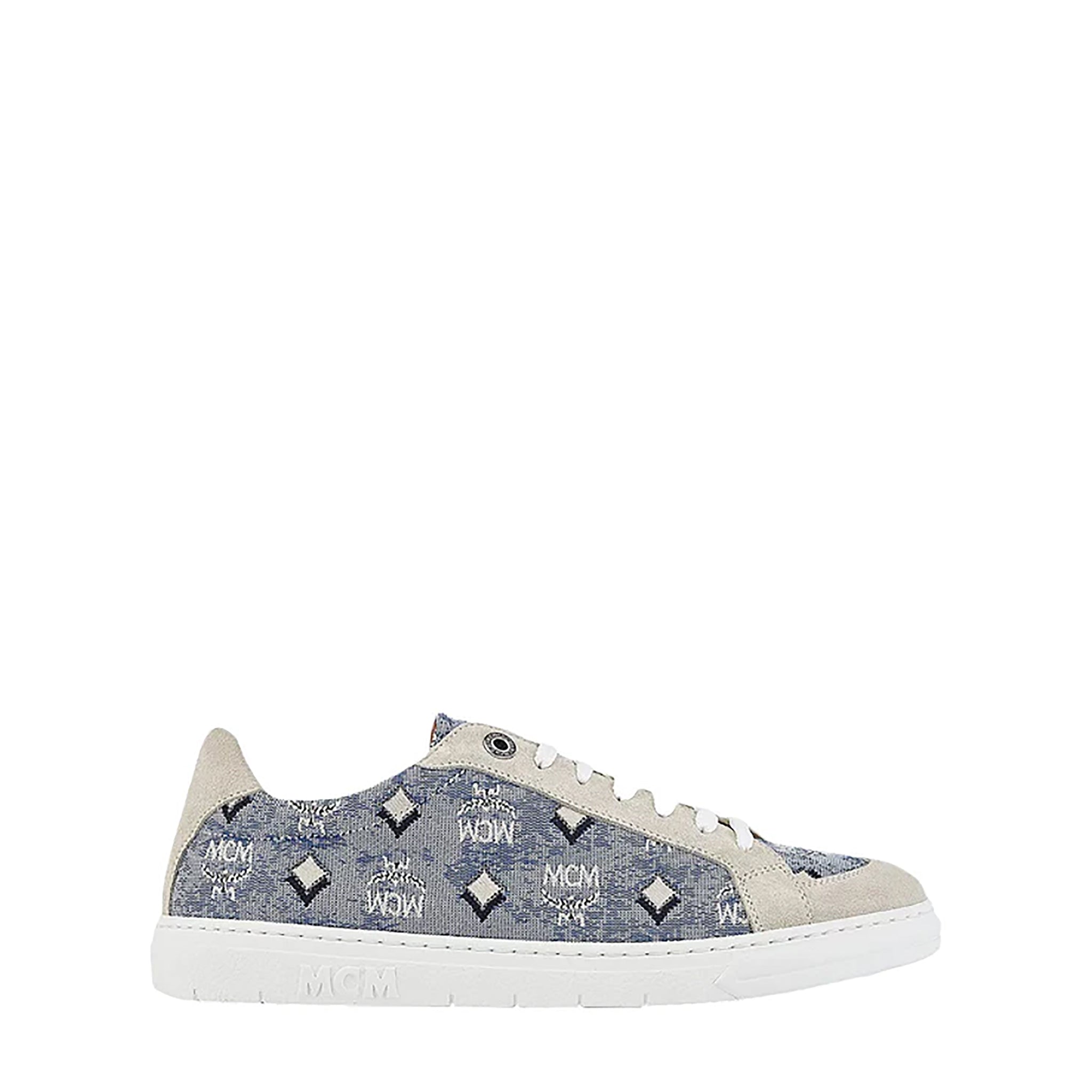 MCM Women s Terrain Lo Sneakers in Vintage Jacquard Monogram Maison de Bouchard