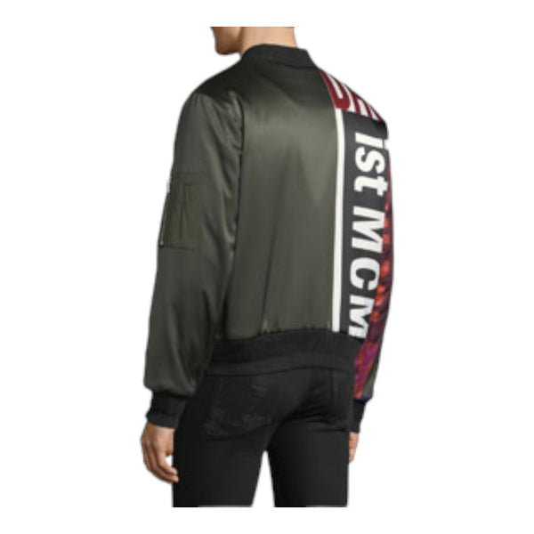 MCM Men's Das Ist Satin Bomber Jacket