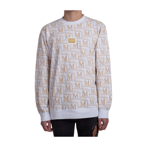 MDB Couture Men's Monogram Crewneck Sweatshirt