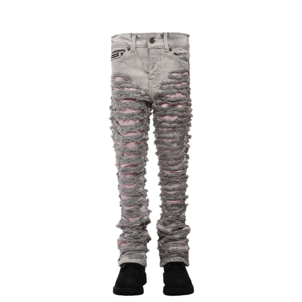 MDB Brand Kids Dual Color Stacked Jeans