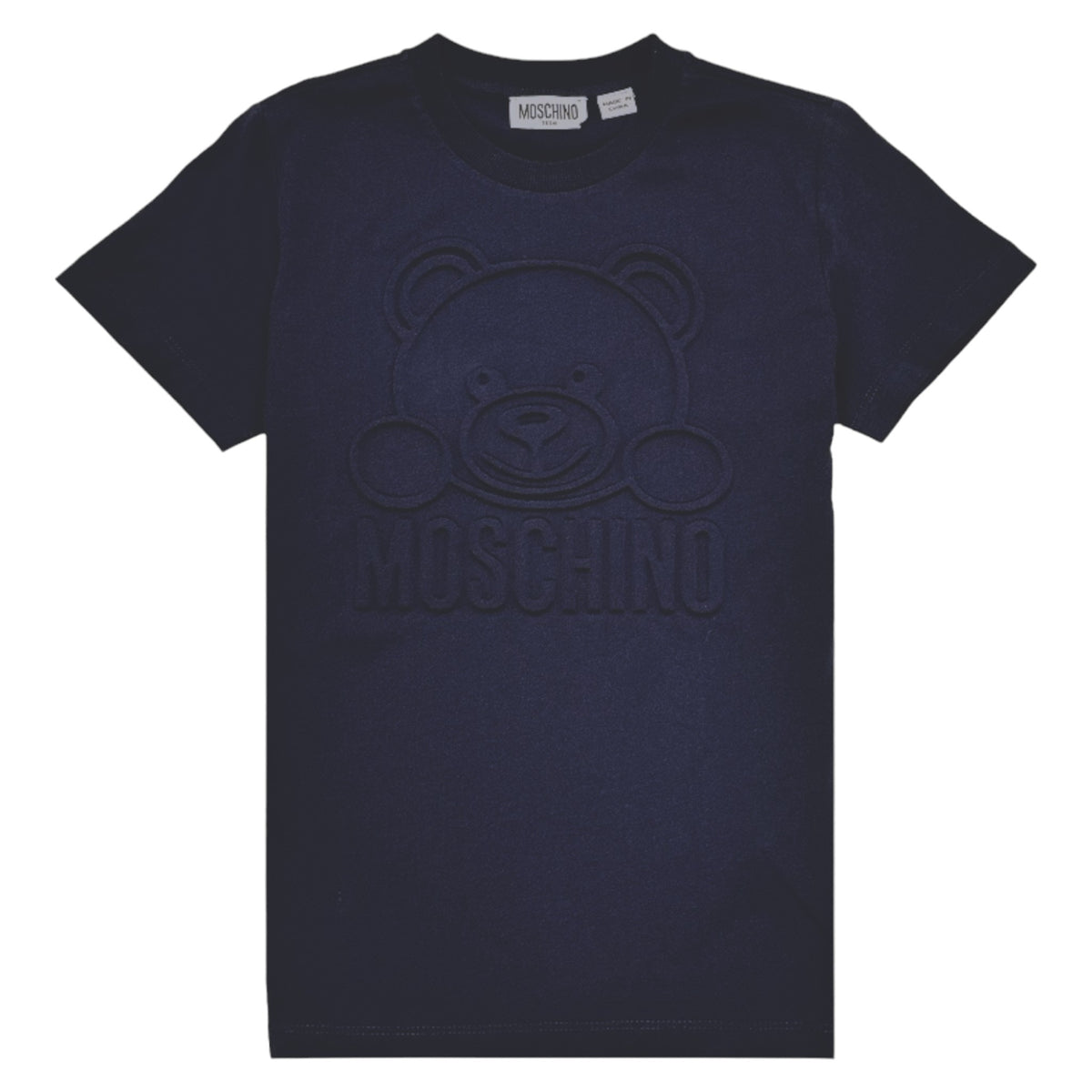 Moschino Kids Embossed Bear Logo T-Shirt