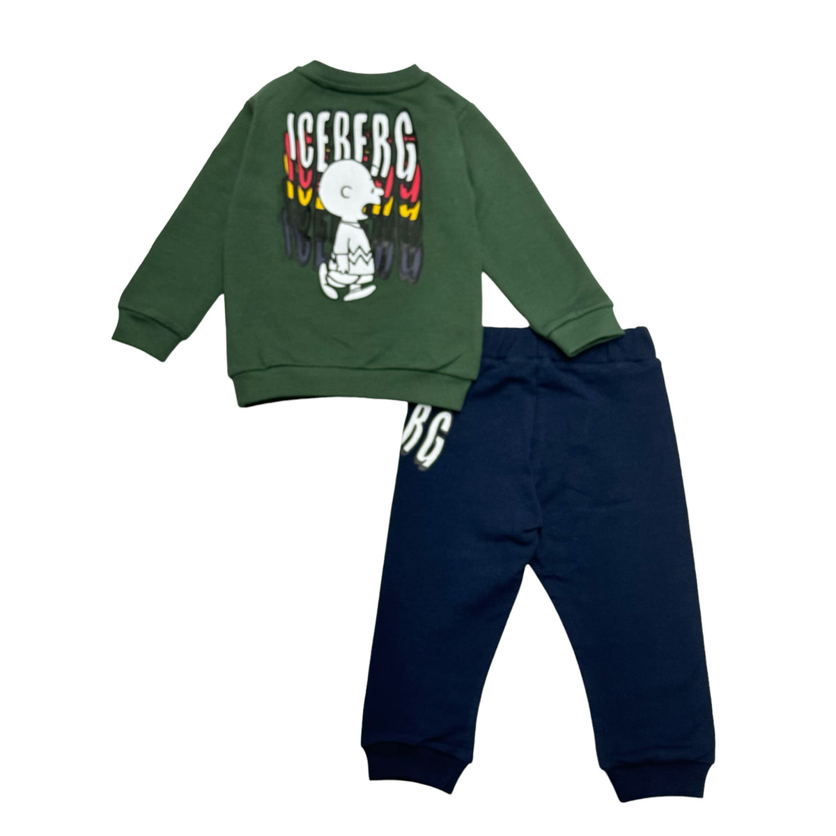 Iceberg Kids Toddler's Charlie Brown 2-Piece Crew Neck Sweatsuit