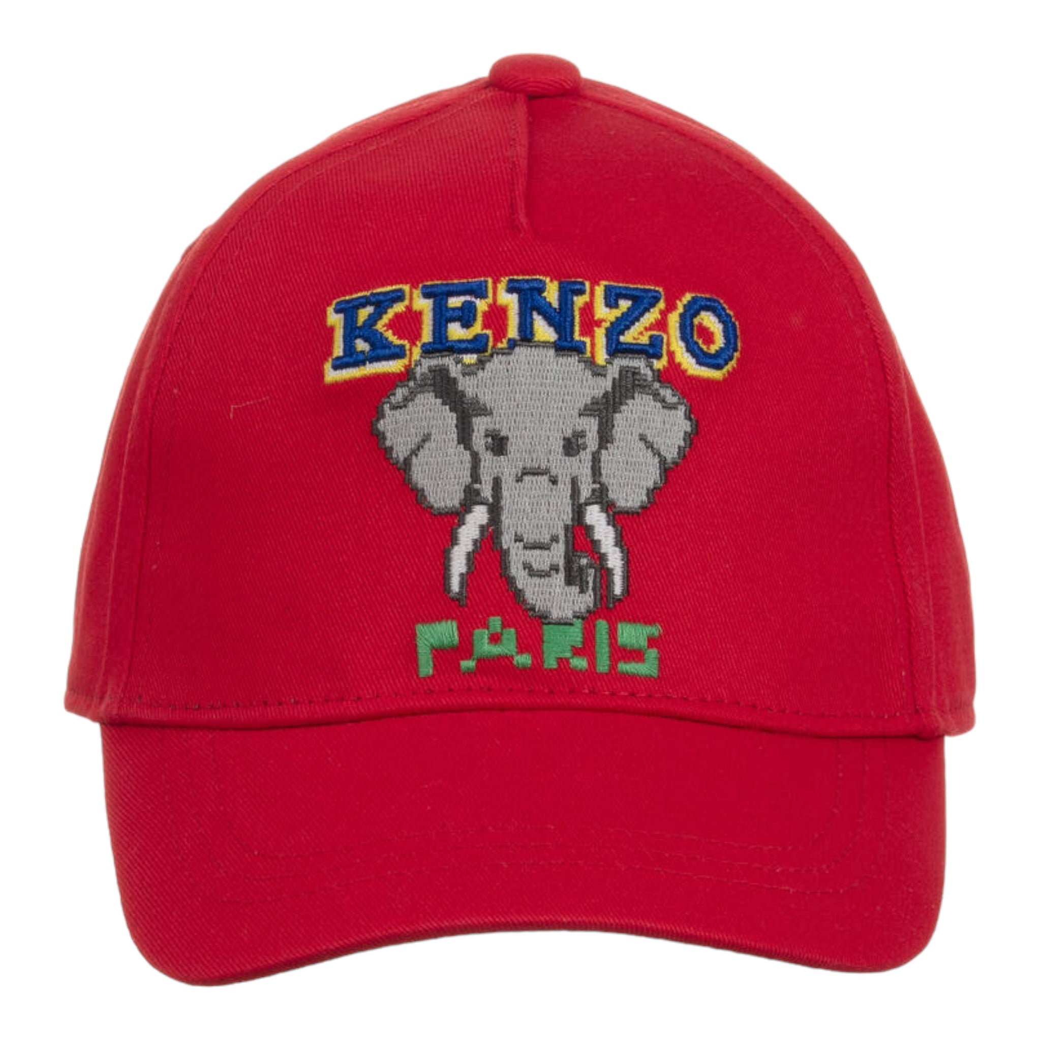 Kenzo Kids elephant-embroidered cotton cap