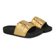 Hugo Boss Kids Gold Logo Pool Slides