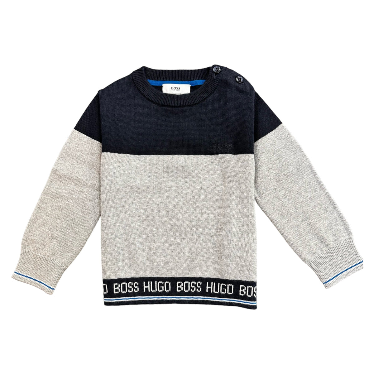 Hugo Boss Kids Toddler's Color-Block Knit Sweater