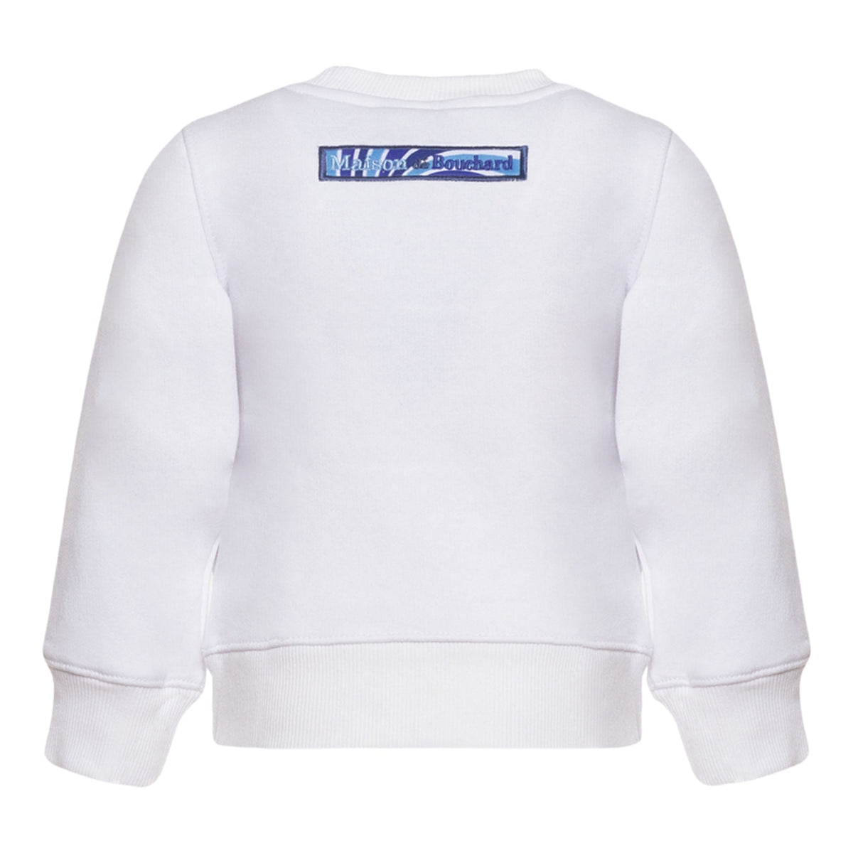 MDB Brand Kids Classic "M" Swirl Embroidered Logo Crewneck Sweatshirt