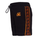 MDB Brand Kids Logo Tape Shorts - Black w/ Neon Logo