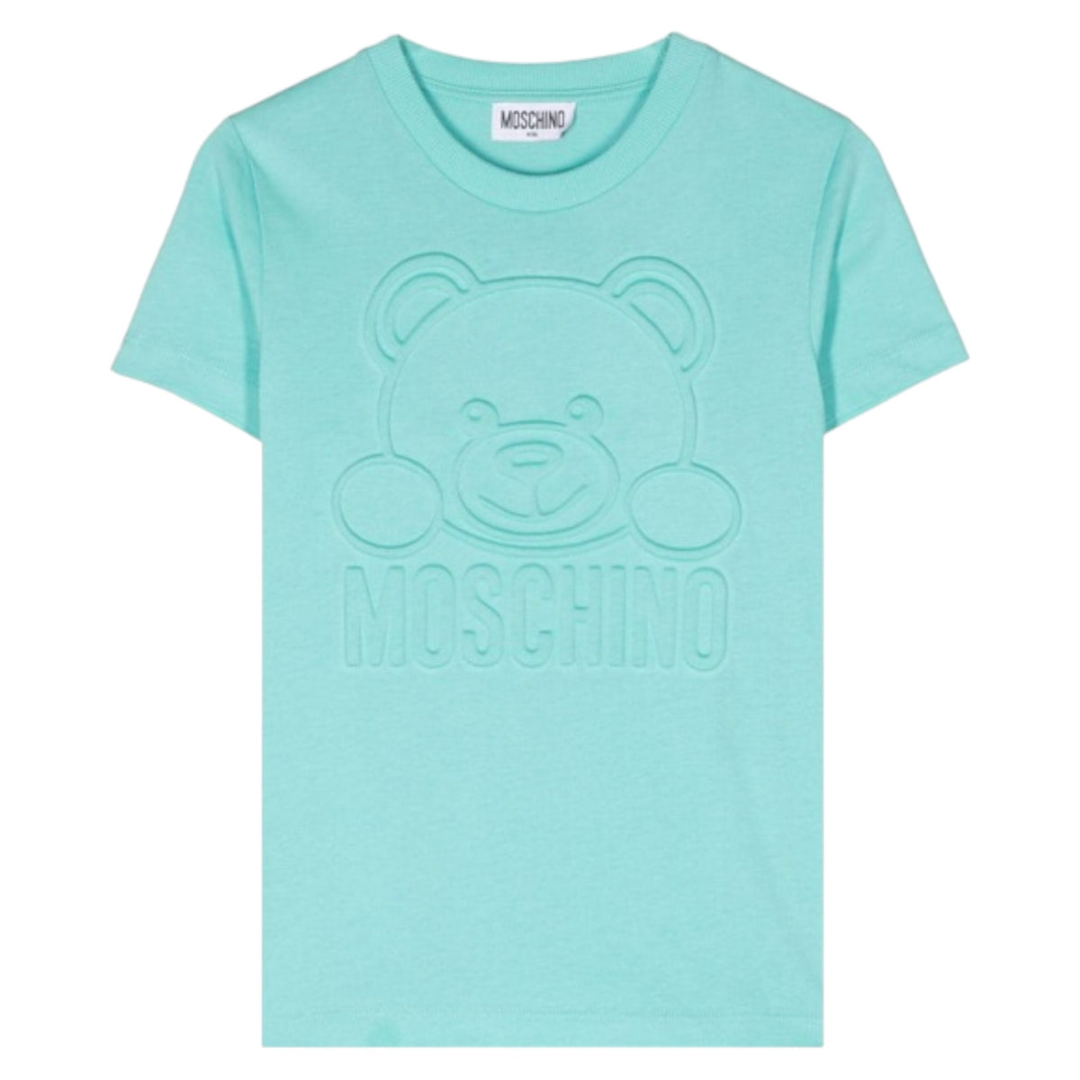 Moschino Kids Embossed Bear Logo T-Shirt