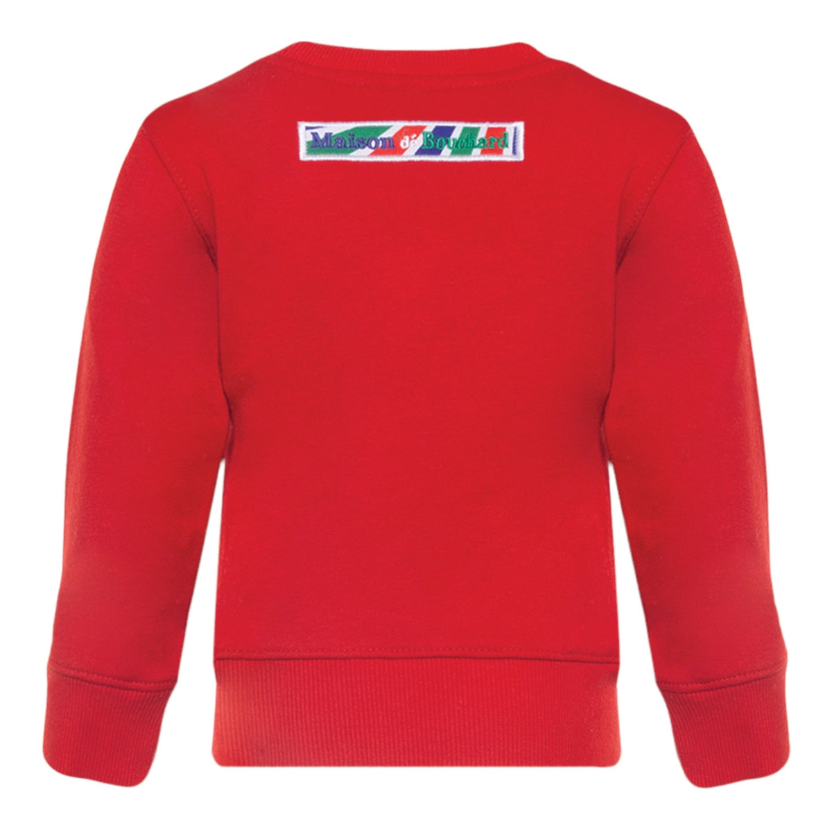 MDB Brand Kids Classic "M" Swirl Embroidered Logo Crewneck Sweatshirt