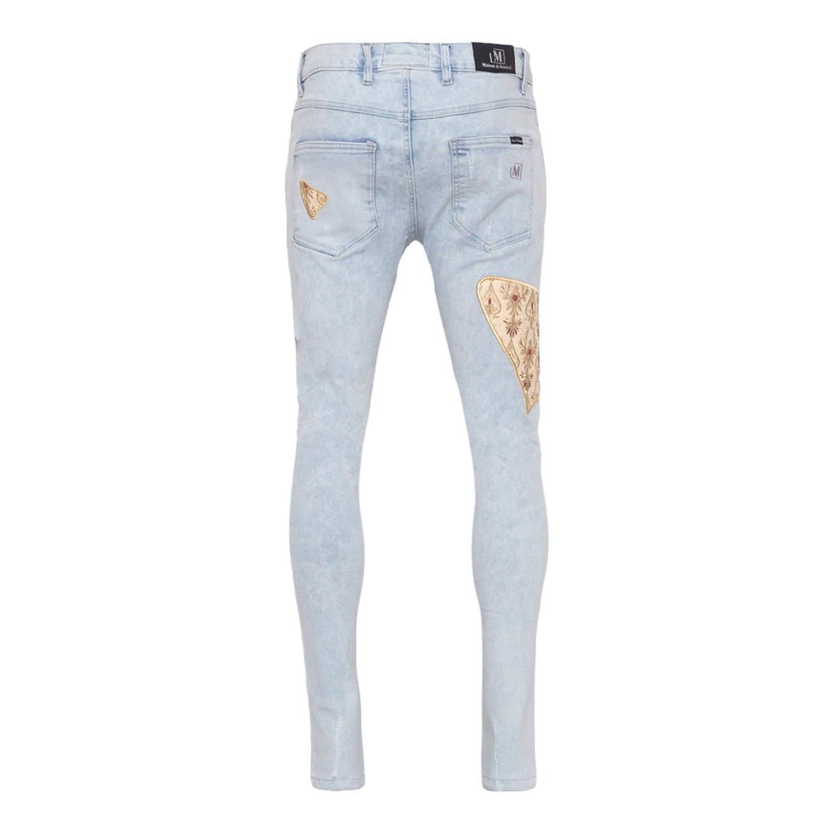 MDB Brand Men's Tapestry Skinny Jeans