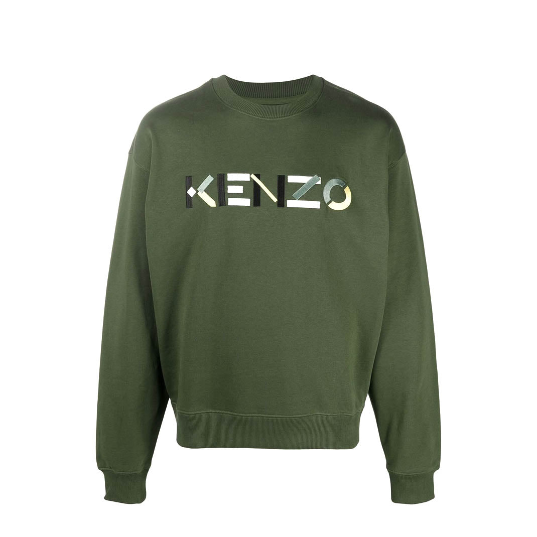 Kenzo Men's Oversized Multicolored Logo Sweatshirt