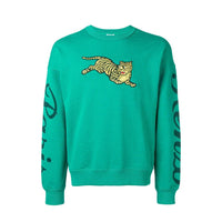 Kenzo Men's Jumping Tiger Sweatshirt in Green