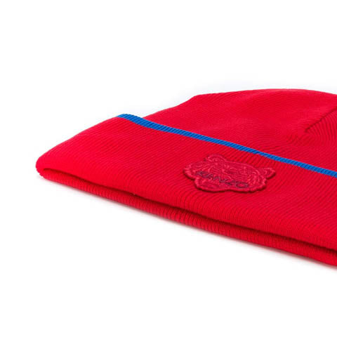 Kenzo Ribbed Tiger Logo Beanie