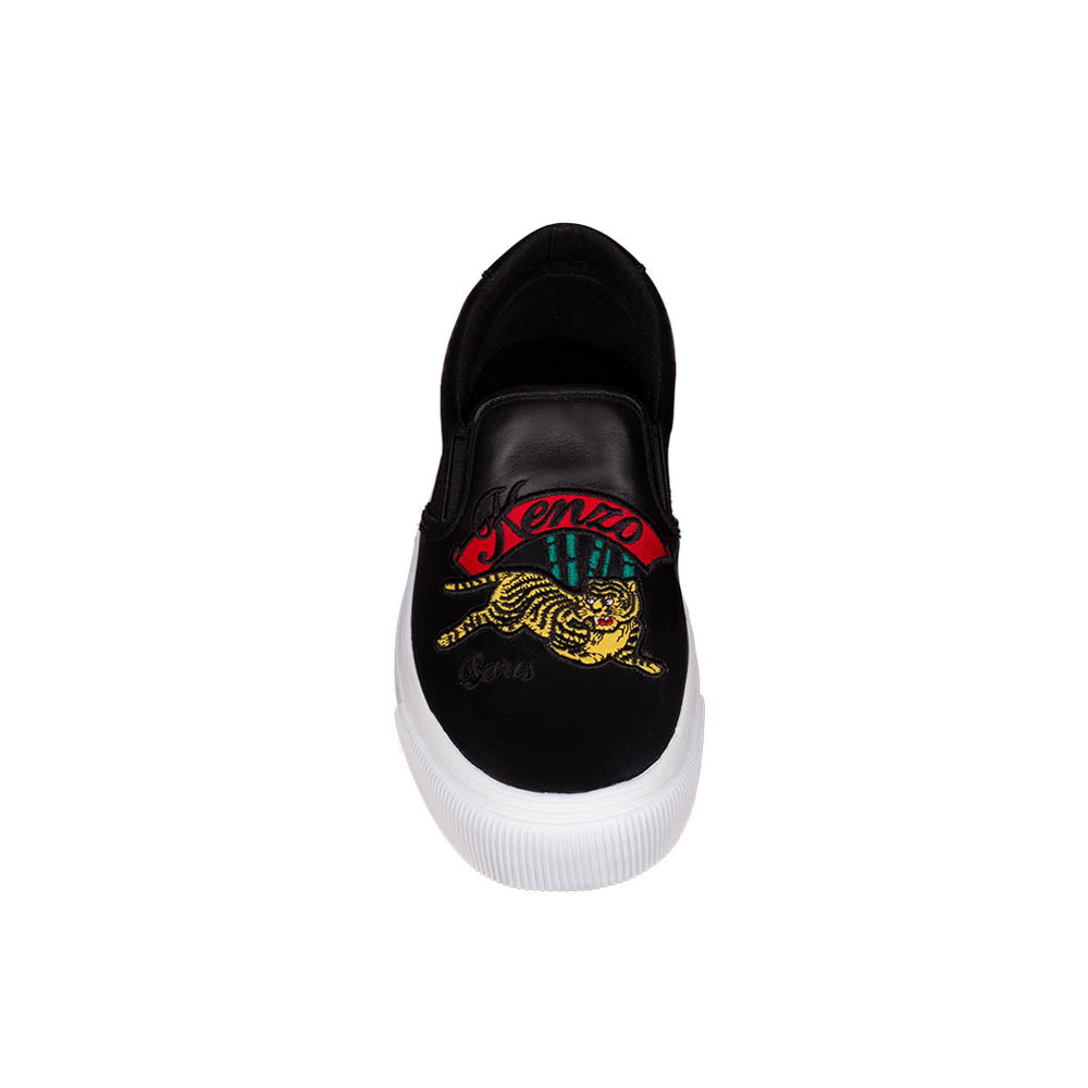 Kenzo Men's K-Skate Jumping Tiger Slip-On Sneakers